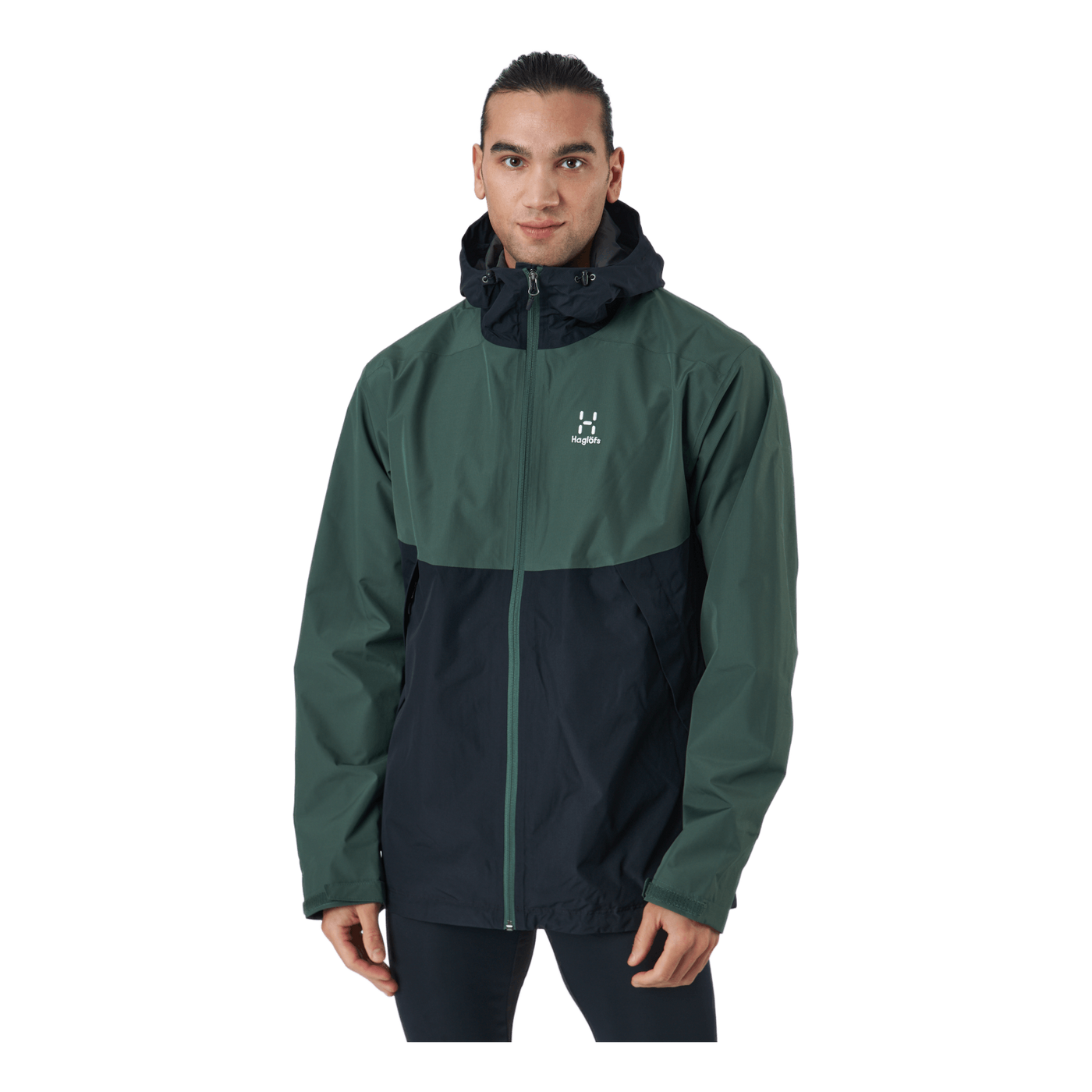 Mila Rain Jacket Fjell Green/true Black