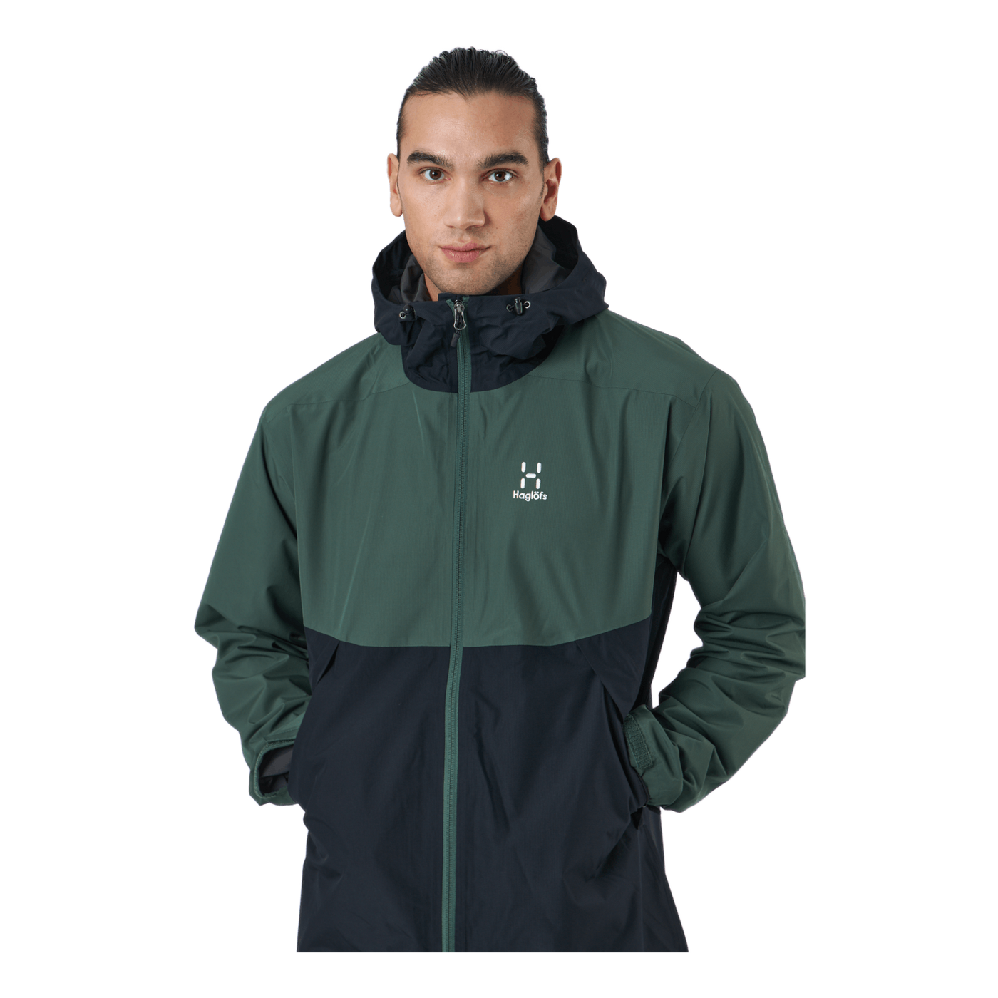 Mila Rain Jacket Fjell Green/true Black