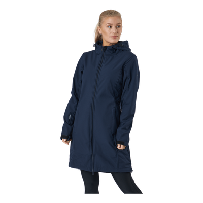 Zadie W Long Softshell Jacket  Navy Blazer