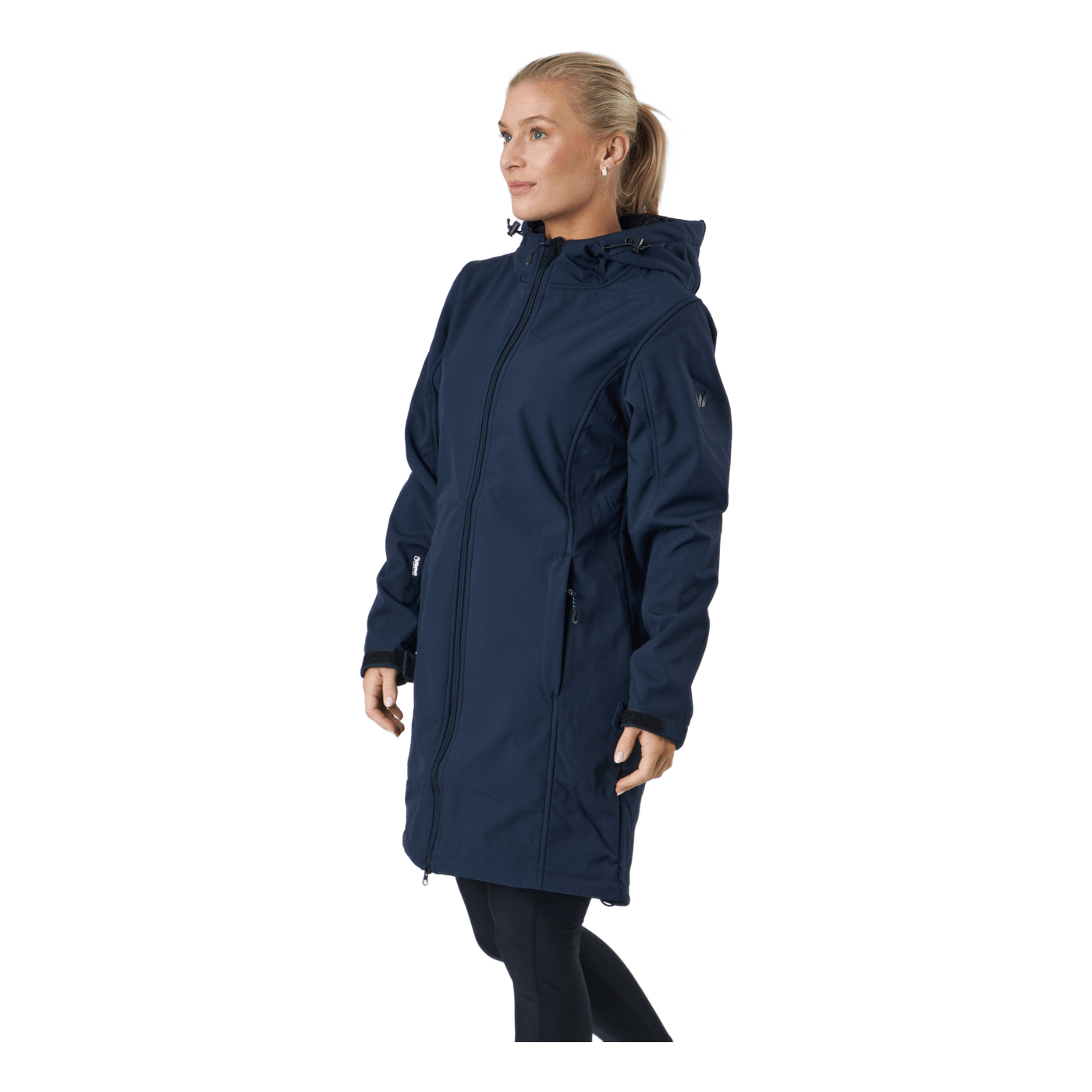 Zadie W Long Softshell Jacket  Navy Blazer