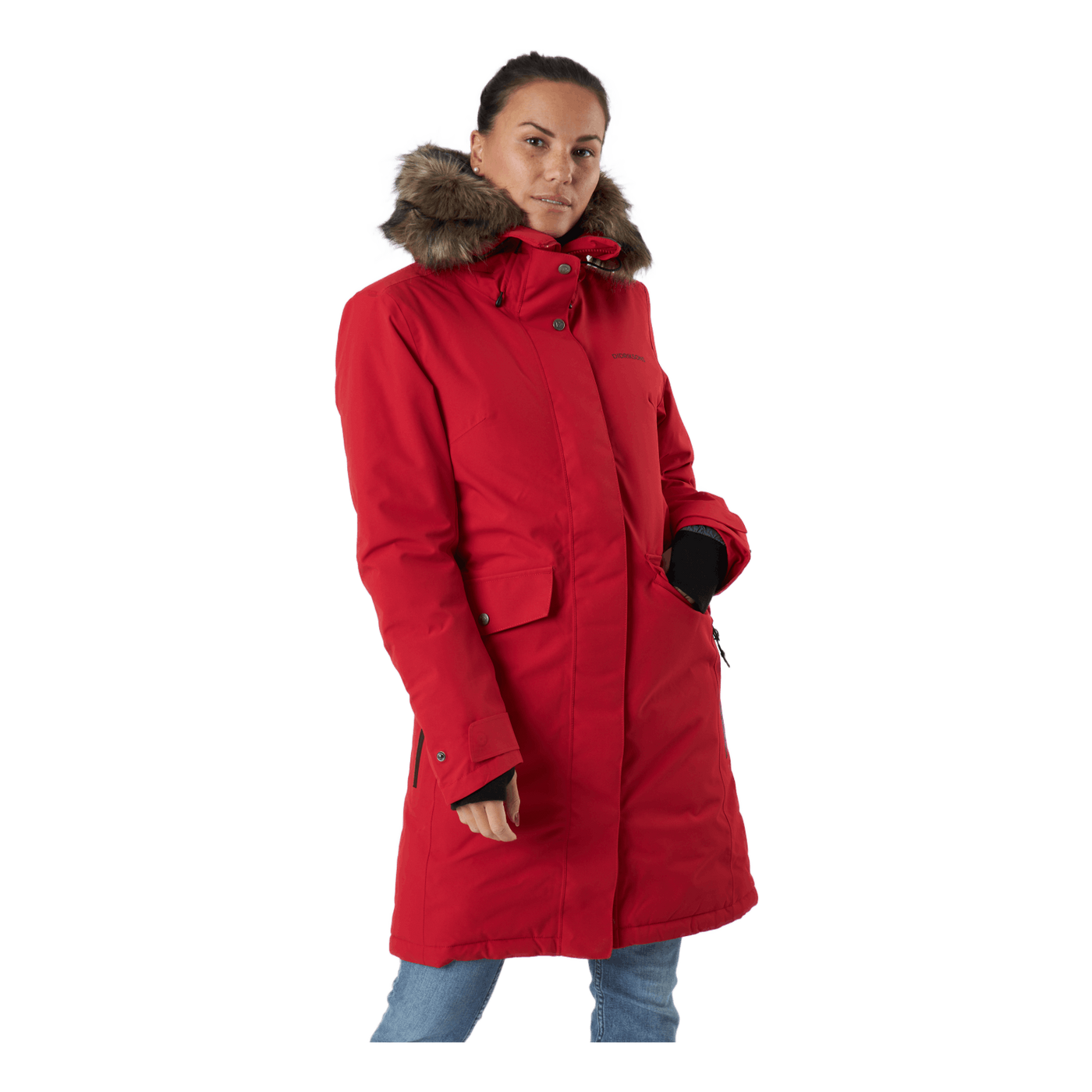 Erika Wns Parka 2 Pomme Red