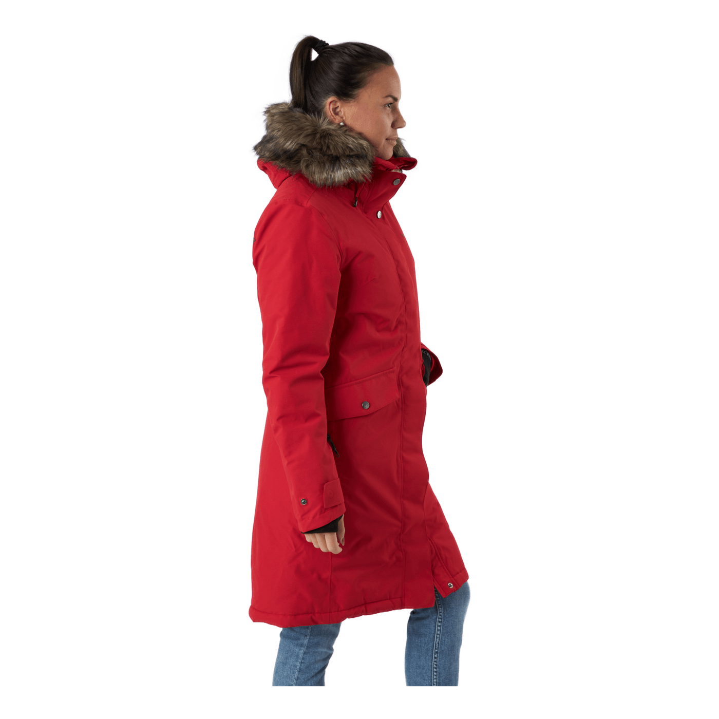 Erika Wns Parka 2 Pomme Red