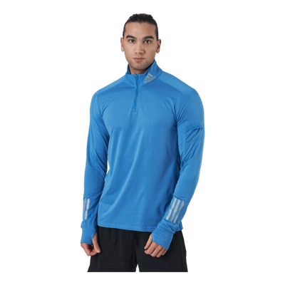 Adidas Own The Run Warm 1/2 Zip Men Focus Blue