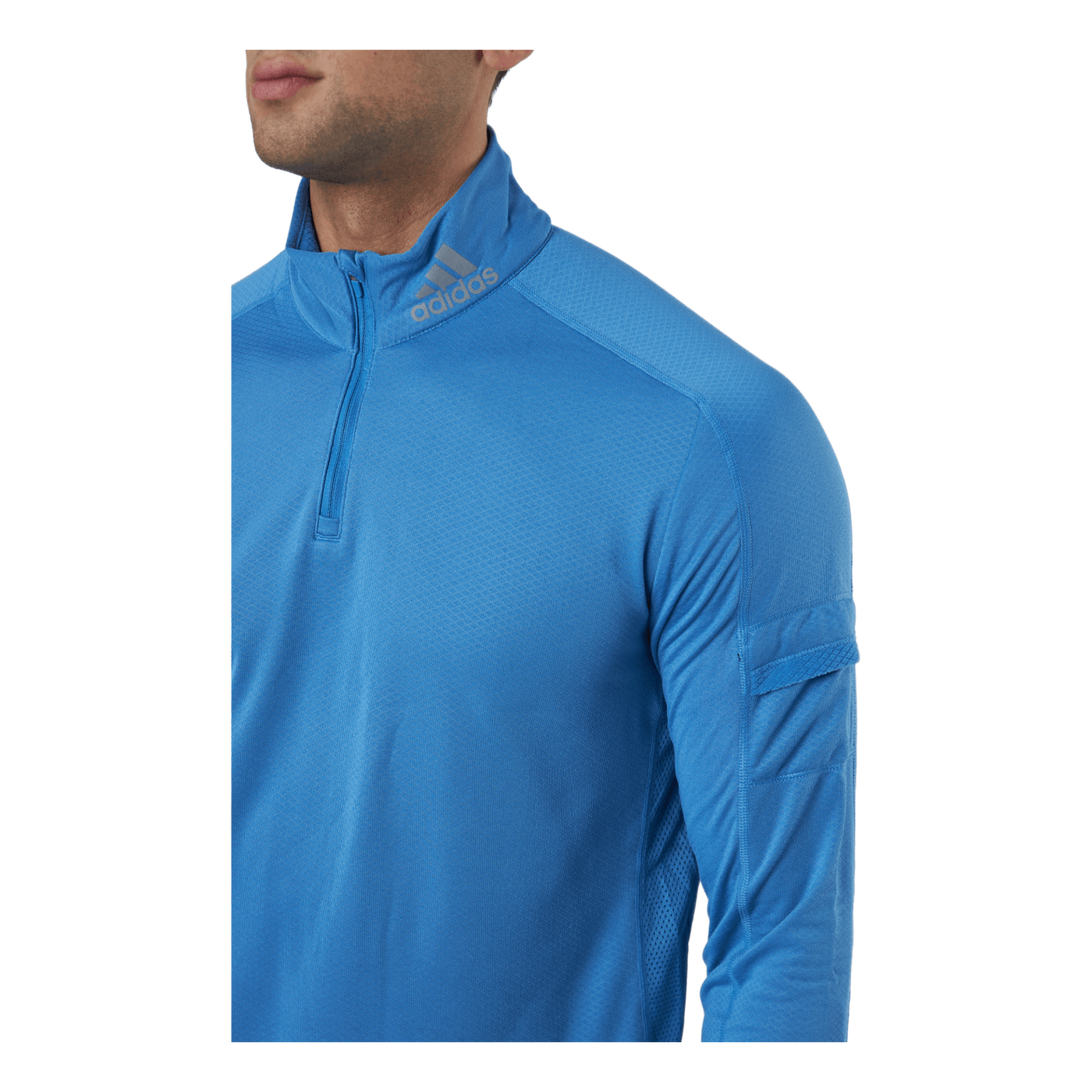 Adidas Own The Run Warm 1/2 Zip Men Focus Blue