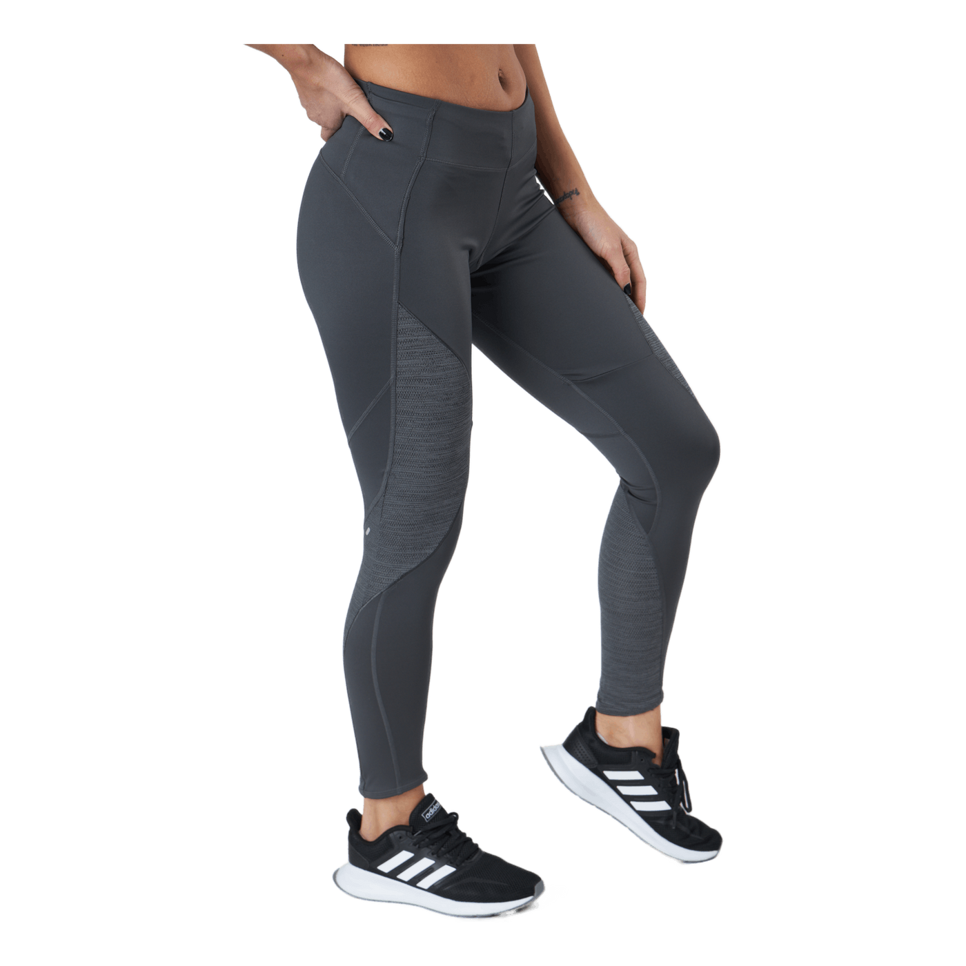 Adidas Fast Running Primeblue Leggings Women Grey Six / Grey Four