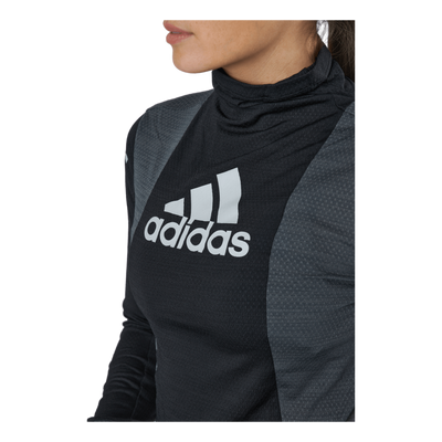 Adidas Blocked Longsleeve Tee Women Black / Grey Six