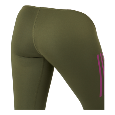 Own The Run Block 7/8 Running Leggings Women Focus Olive / Beige Tone