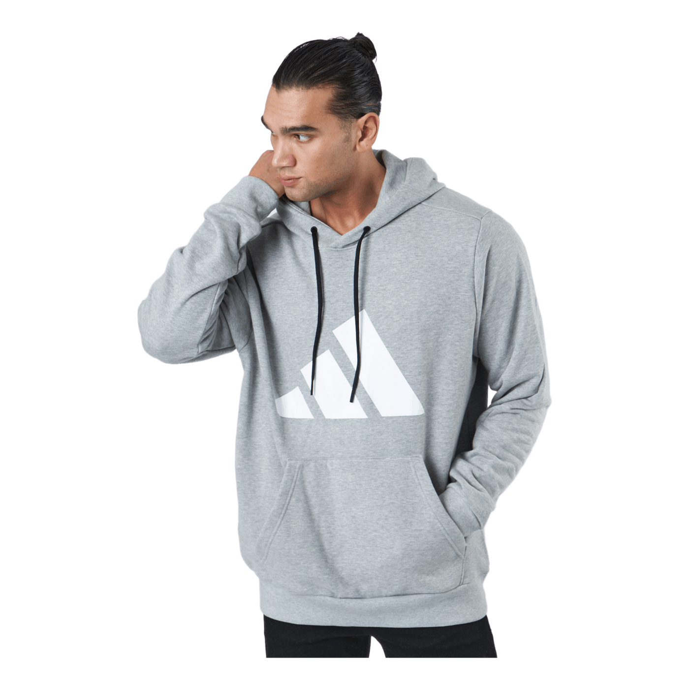 Sportswear Future Icons Three Bar Hoodie Medium Grey Heather