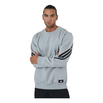 Sportswear Future Icons Three Stripes Crew Medium Grey Heather