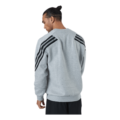 Sportswear Future Icons Three Stripes Crew Medium Grey Heather