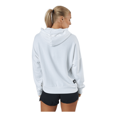 Adidas Sportswear Three Bar Hoodie White