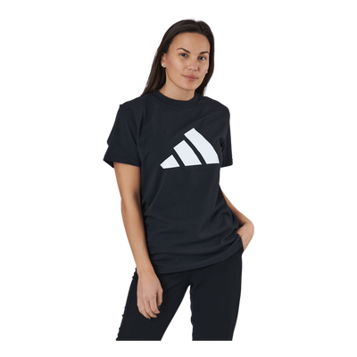 Adidas Sportswear Three Bar T-Shirt Black