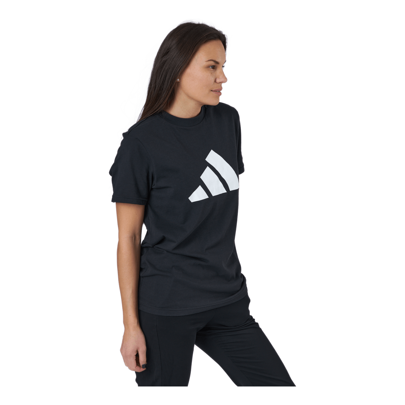 Adidas Sportswear Three Bar T-Shirt Black