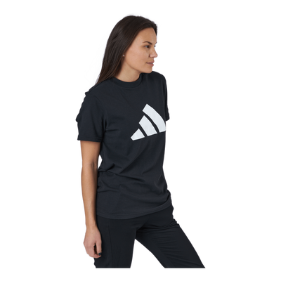 Adidas Sportswear Three Bar T-Shirt Black