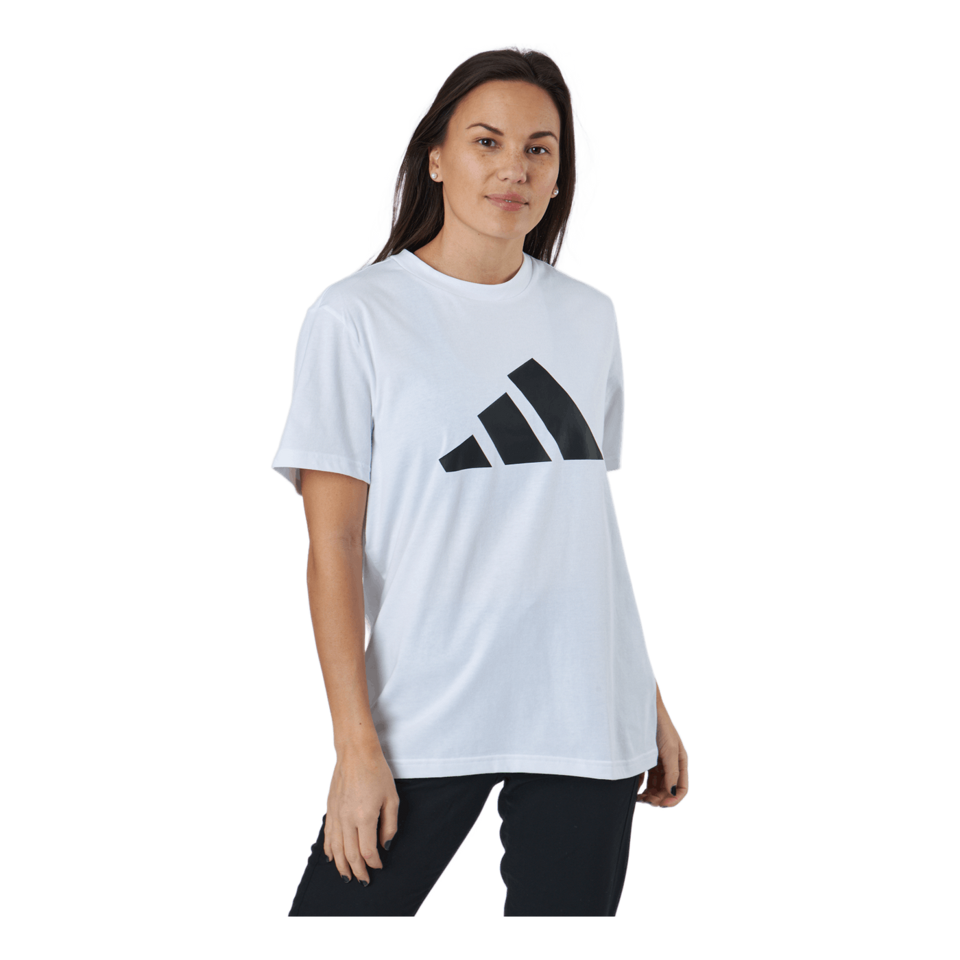 Adidas Sportswear Three Bar T-Shirt White