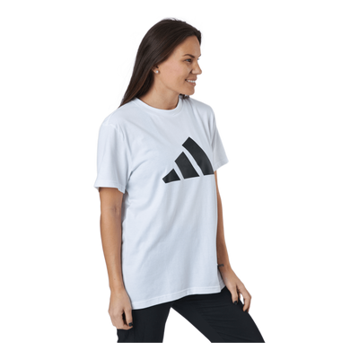 Adidas Sportswear Three Bar T-Shirt White