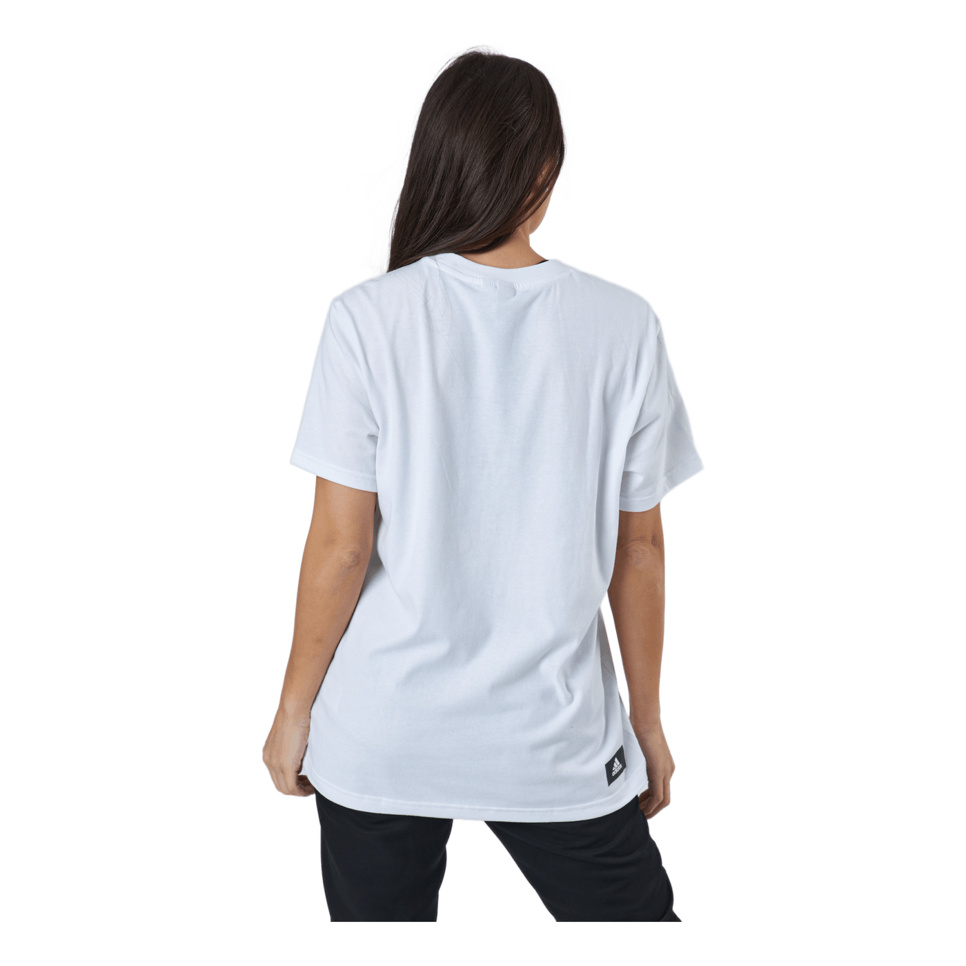 Adidas Sportswear Three Bar T-Shirt White