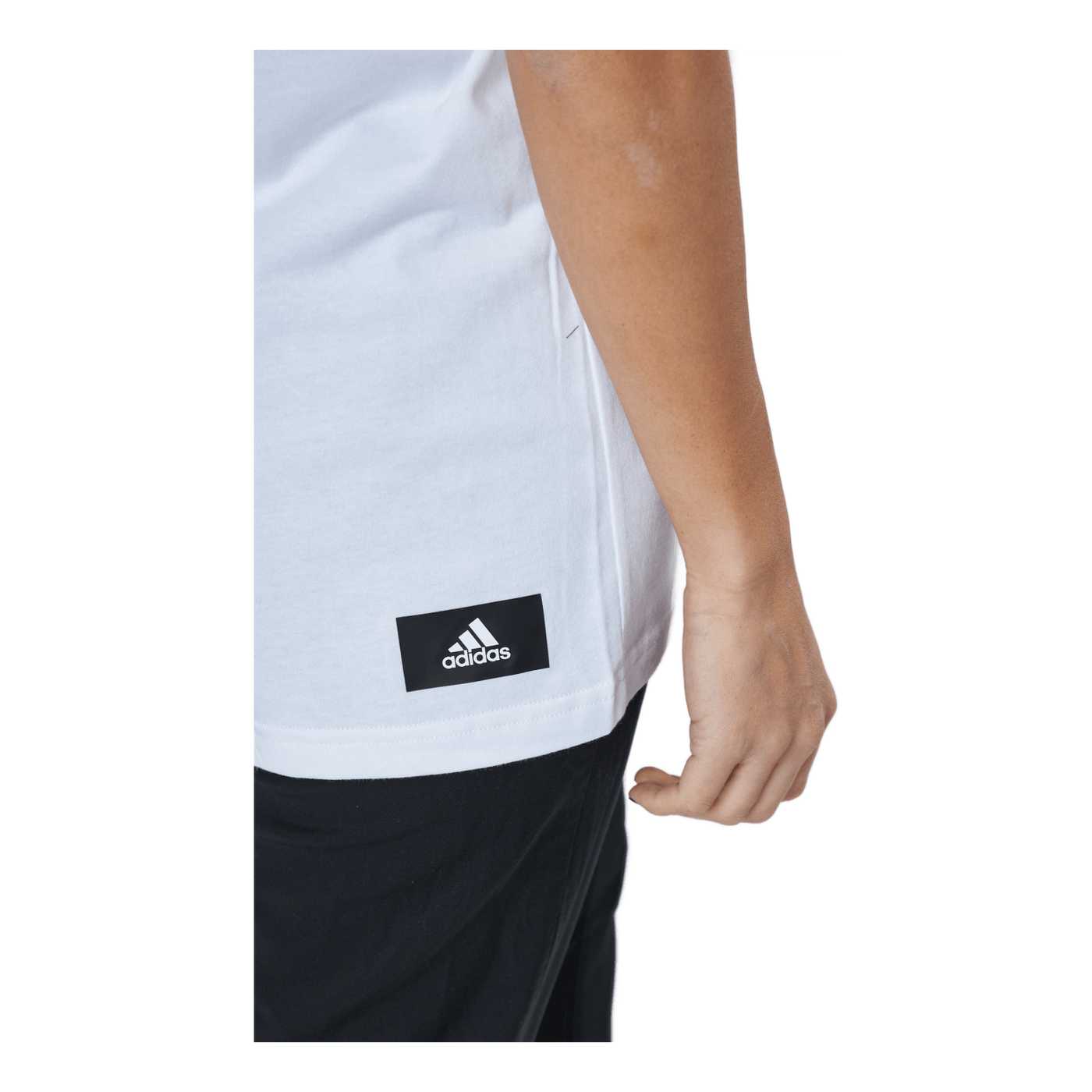 Adidas Sportswear Three Bar T-Shirt White