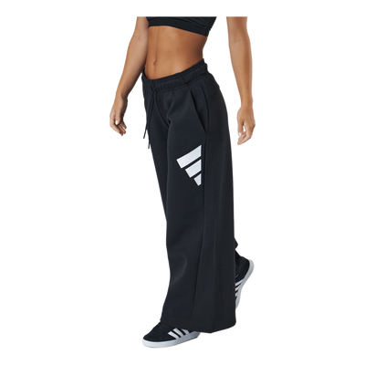 Adidas Sportswear Three Bar Wide Pants Black