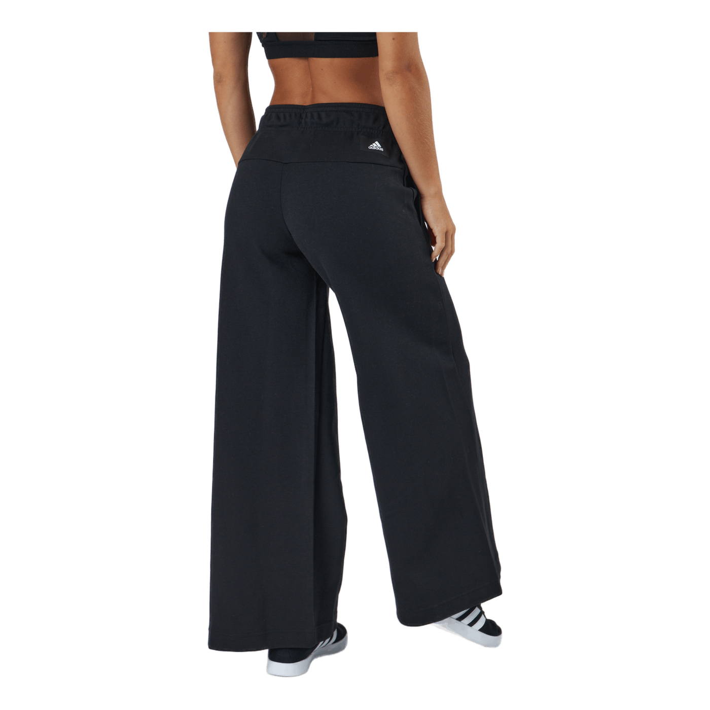 Adidas Sportswear Three Bar Wide Pants Black