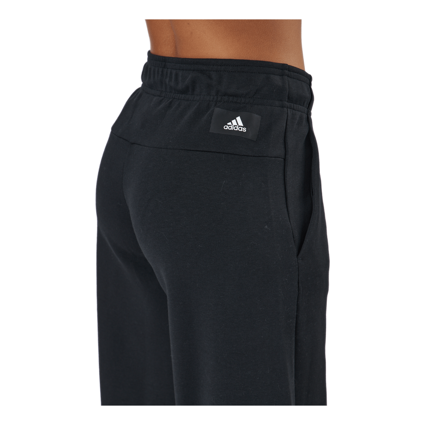 Adidas Sportswear Three Bar Wide Pants Black