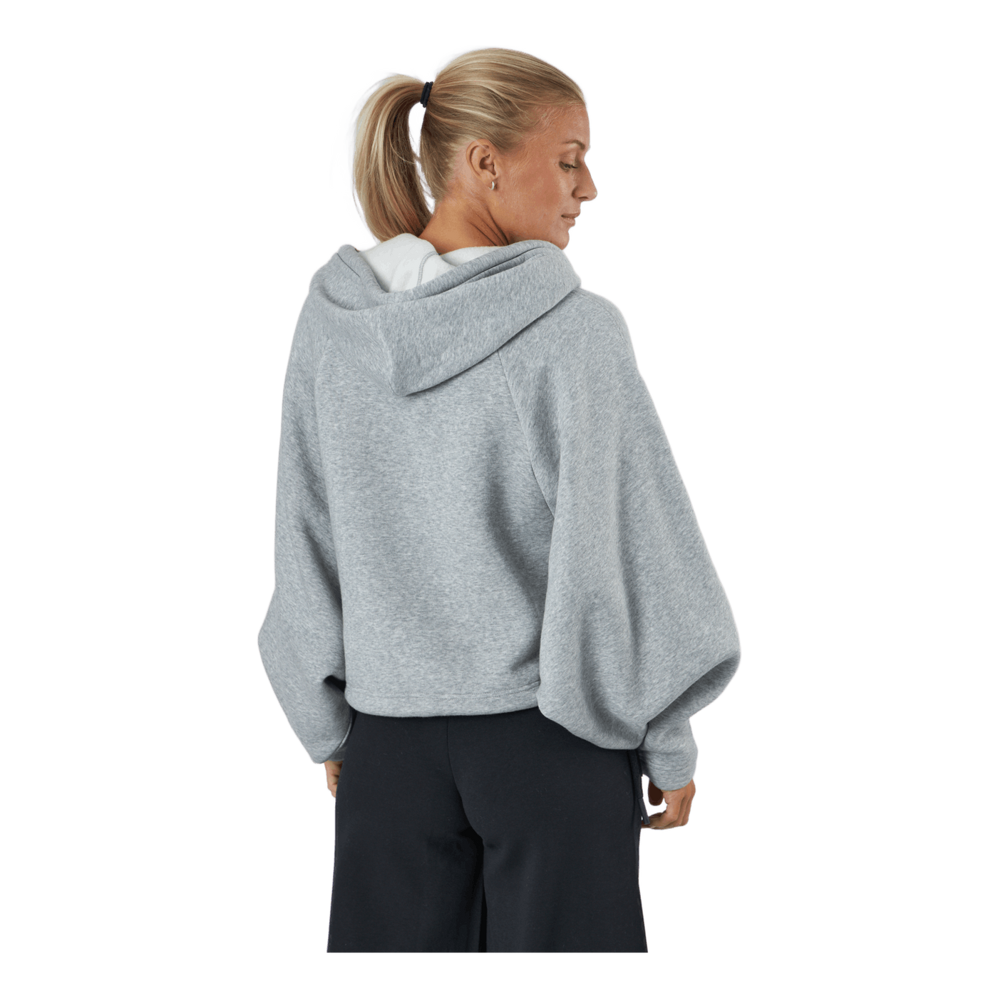 W Pr Hoodie Rlx Fleece Medium Grey Heather