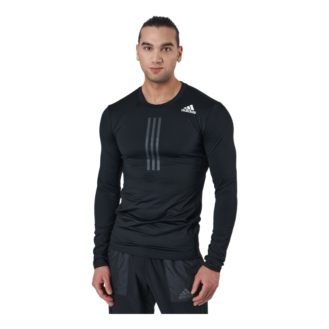 Techfit Long Sleeve Warm Top Black