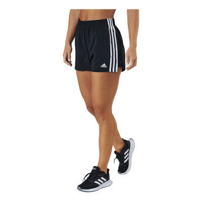 Woven 3-Stripes Sport Shorts Black / White