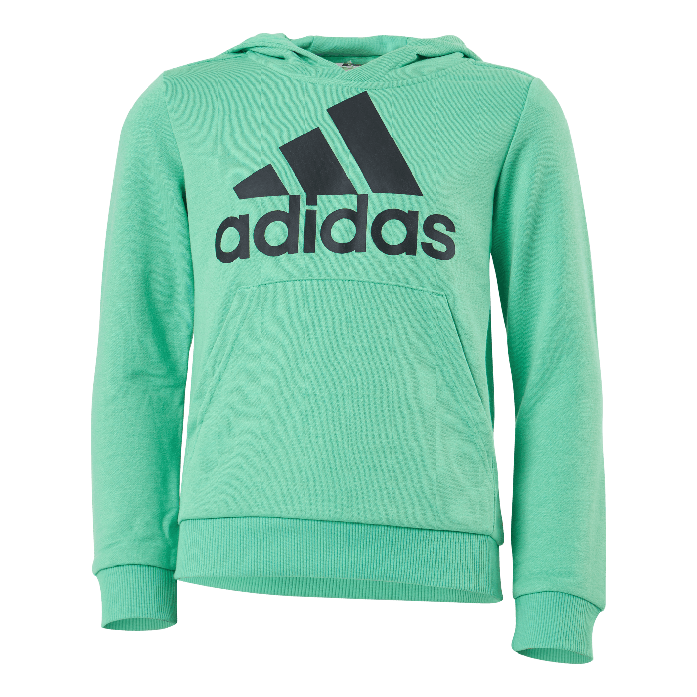 Adidas Boys Essentials Big Logo Hoodie Semi Screaming Green / Black