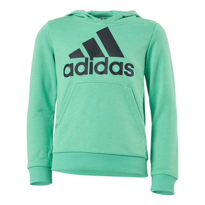 Adidas Boys Essentials Big Logo Hoodie Semi Screaming Green / Black