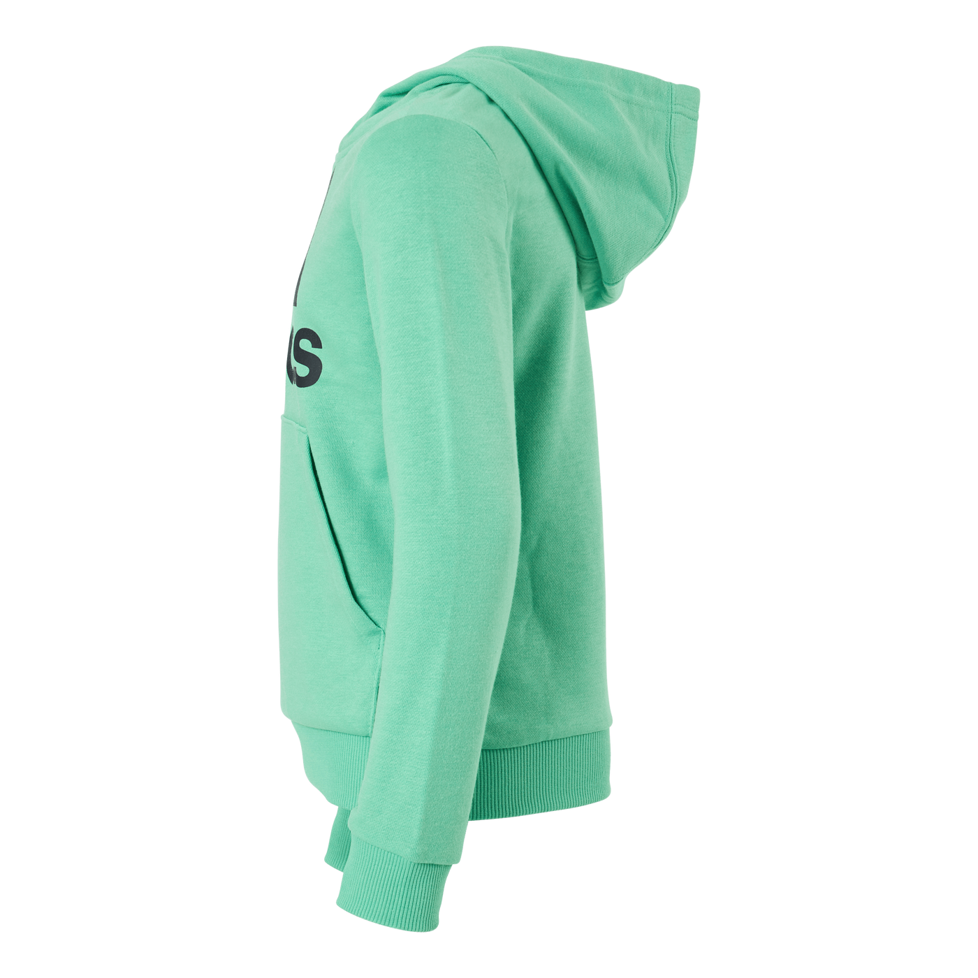 Adidas Boys Essentials Big Logo Hoodie Semi Screaming Green / Black