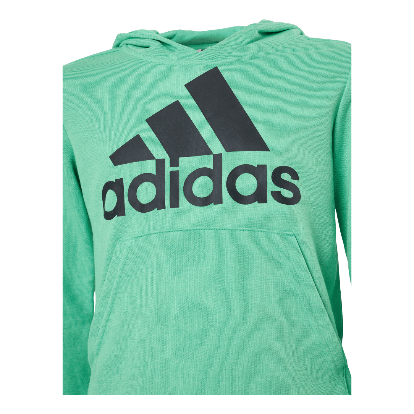 Adidas Boys Essentials Big Logo Hoodie Semi Screaming Green / Black