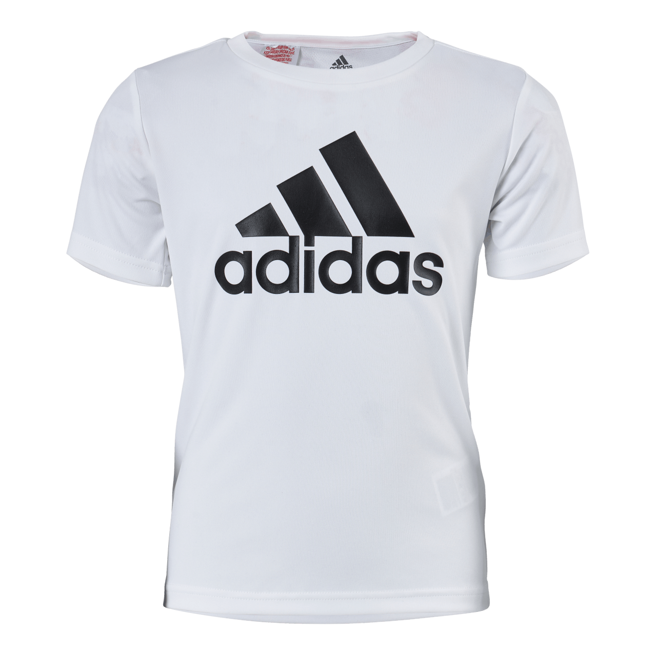 Adidas Boys D2M Big Logo T-Shirt White / Black