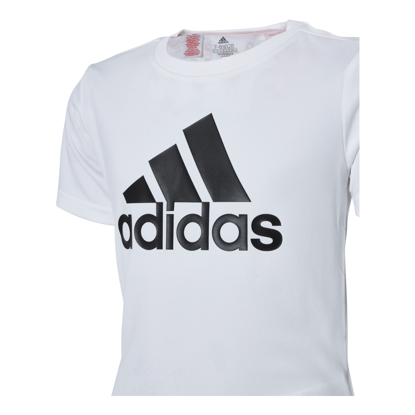 Adidas Boys D2M Big Logo T-Shirt White / Black