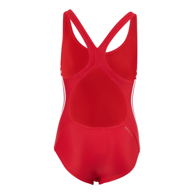 Athly V 3 Stripes Swimsuit Girls Vivid Red / White