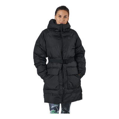 Faun Padded Parka W Black