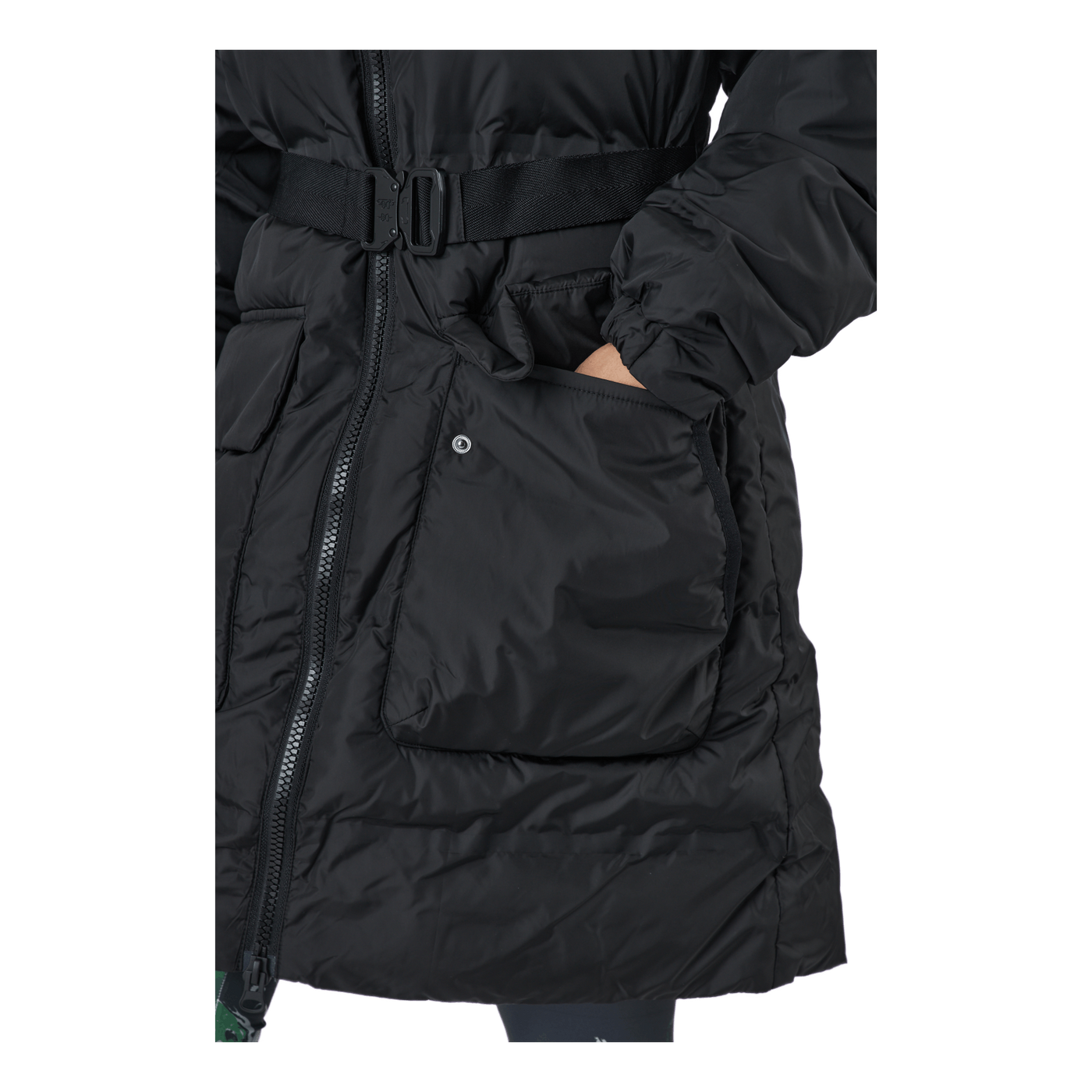 Faun Padded Parka W Black