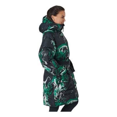 Faun Padded Parka W Multi-sap