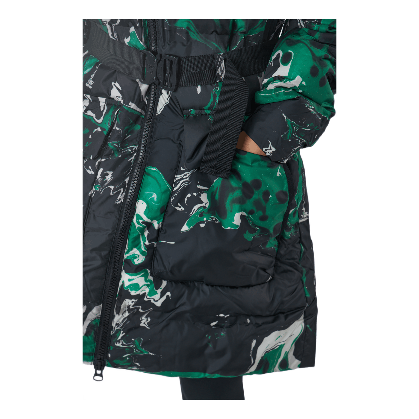 Faun Padded Parka W Multi-sap