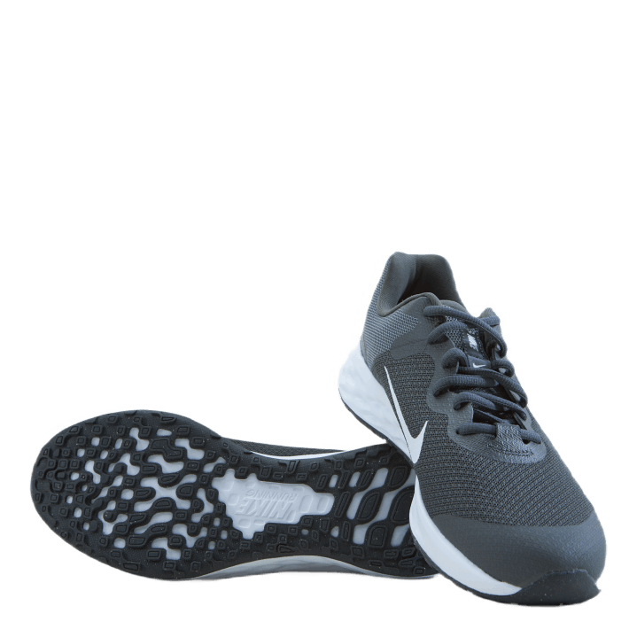 Revolution 6 Big Kids' Running Iron Grey/white-smoke Grey