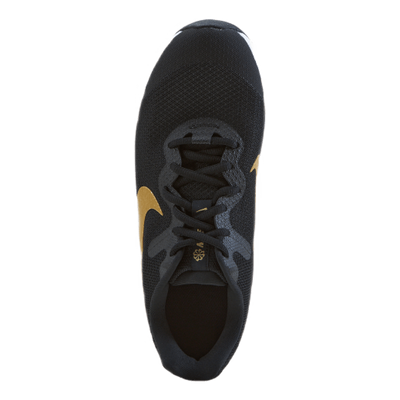 Revolution 6 Big Kids' Running Black/metallic Gold-white