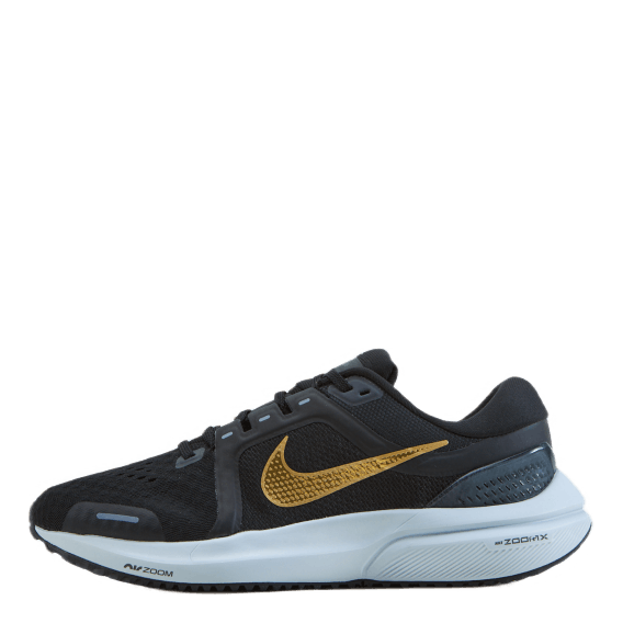 Air Zoom Vomero 16 Women's Run Black/mtlc Gold Coin-dk Smoke