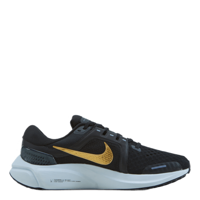 Air Zoom Vomero 16 Women's Run Black/mtlc Gold Coin-dk Smoke