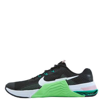 W Metcon 7 Black/white-green Strike-pink