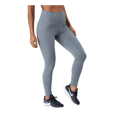 Dri-FIT One Women's Mid-Rise Leggings IRON GREY/HTR/WHITE