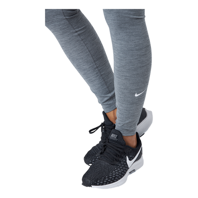 Dri-FIT One Women's Mid-Rise Leggings IRON GREY/HTR/WHITE