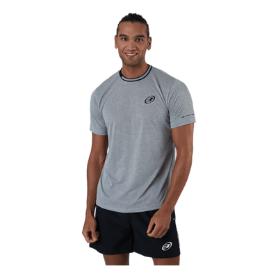 Camiseta Bullpadel Micay 202 Gris Claro Tej.bicolor