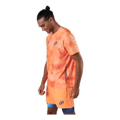 Camiseta Bullpadel Vaupes 529 Naranja Fluor