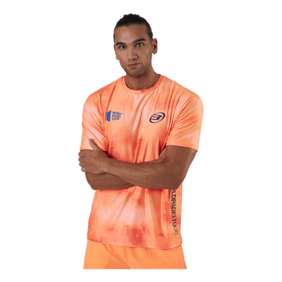 Camiseta Bullpadel Vaupes 529 Naranja Fluor