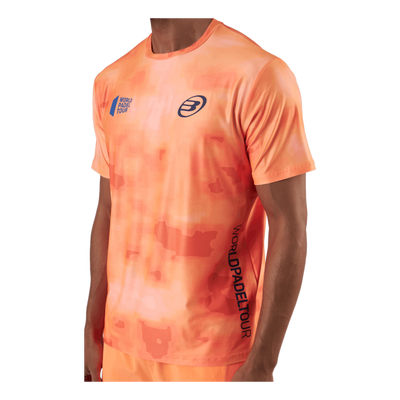 Camiseta Bullpadel Vaupes 529 Naranja Fluor